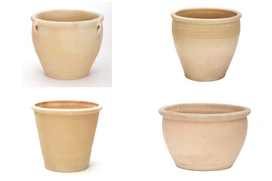 Apta terracotta plant pots